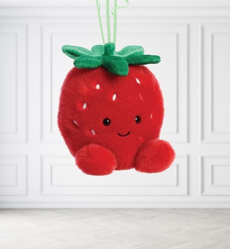 Strawberry Plush Balloon Weight