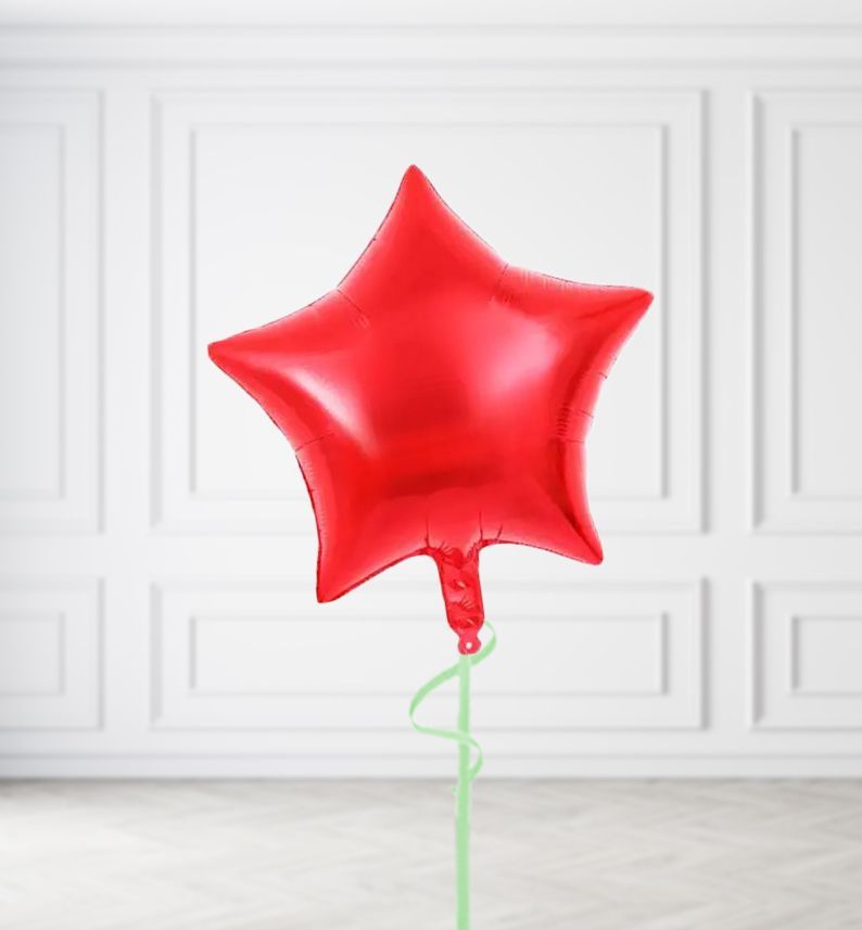 Bright Red Balloon Bunches, Build a Helium Filled Bunch: Single Balloon