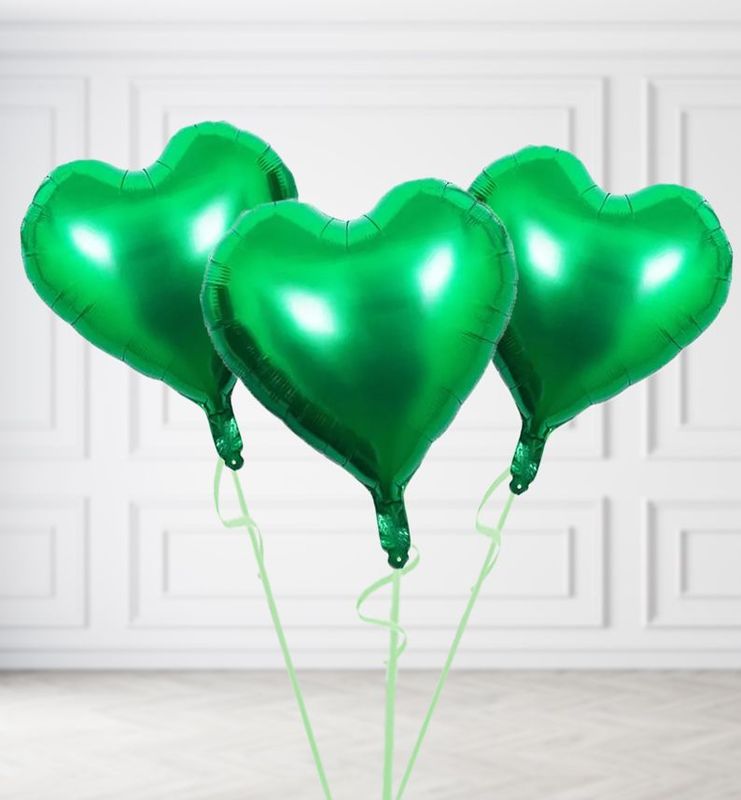 Dark Green Balloon Bunches