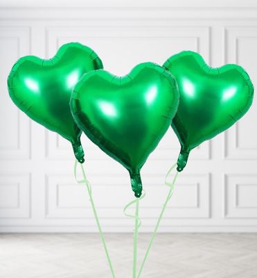 Bottle Green Balloon Bunches