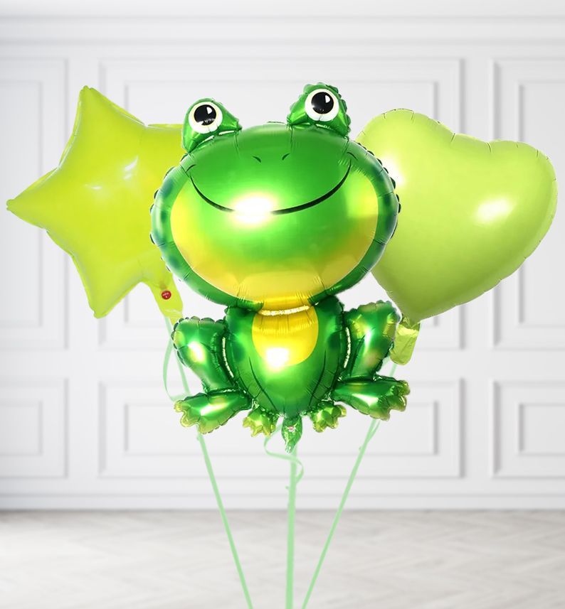 Leap Frog Balloons, Build a Helium Filled Bunch: Add 2 balloons, Supersize Bunch: No Extras, Colour Theme: Match with Centrepiece