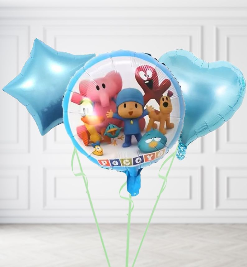 Pokoyo Round Balloons, Build a Helium Filled Bunch: Add 2 balloons, Supersize Bunch: No Extras, Colour Theme: Match with Centrepiece