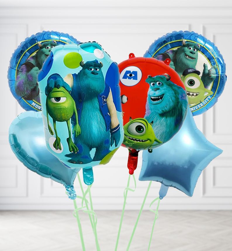 Monsters Inc Collection Balloons, Build a Helium Filled Bunch: Monster Inc Collection Bunch, Colour Theme: Match with Centrepiece