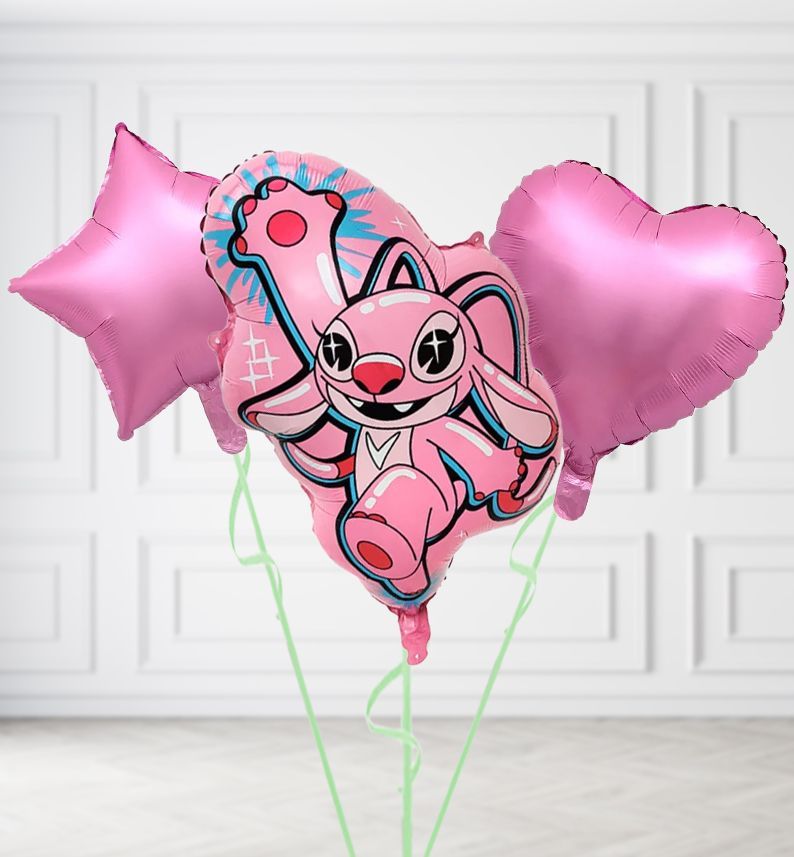 Angel Alien Balloons, Build a Helium Filled Bunch: Add 2 balloons, Supersize Bunch: No Extras, Colour Theme: Match with Centrepiece