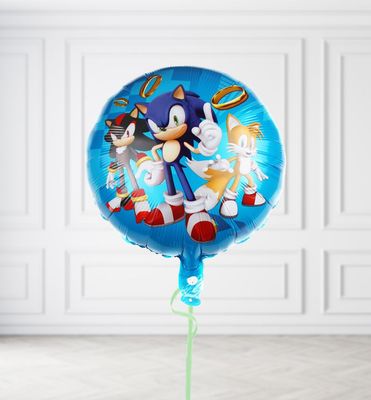 Standing Sonic and Friends Balloon
