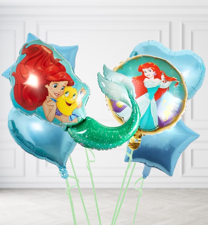 Ariel and Flounder Balloons