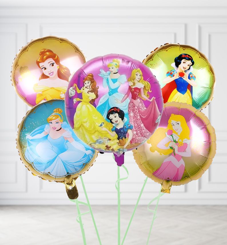 Pink Disney Princess Collection Balloons