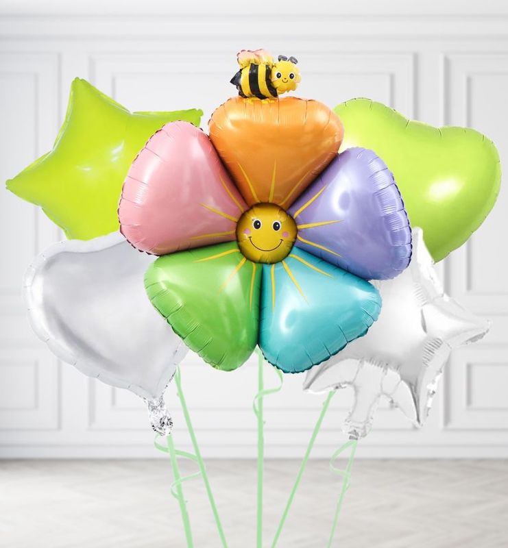 Mega Size Daisy Flower Balloons Mega Size Daisy Flower Balloons