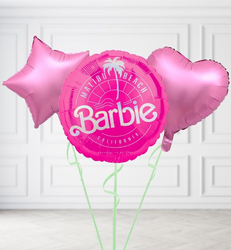 Barbie Logo Round Balloons