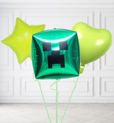 Minecraft Creeper Block Balloons