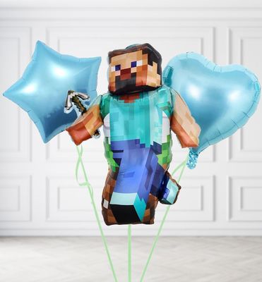 Minecraft Steve Balloons