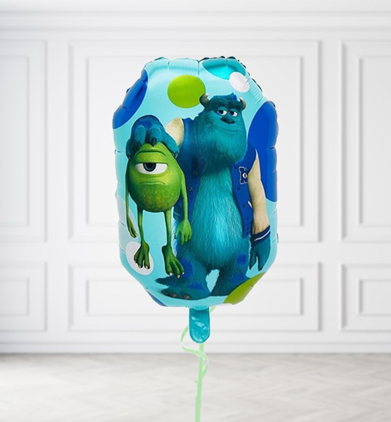 Monsters Inc Mike and Sully Balloons, Build a Helium Filled Bunch: No Extras, Supersize Bunch: No Extras
