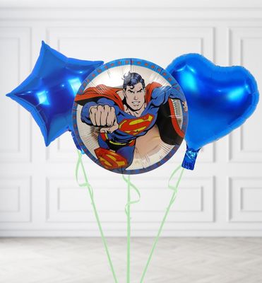 Superman Round Balloons