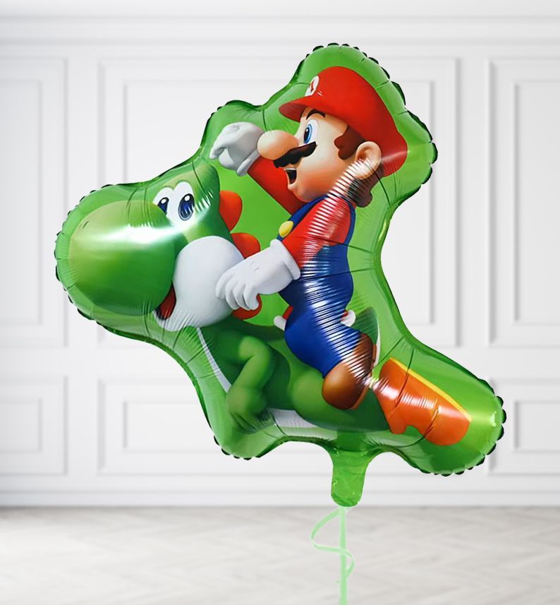 Super Mario with Yoshi Balloons, Build a Helium Filled Bunch: No Extras, Supersize Bunch: No Extras