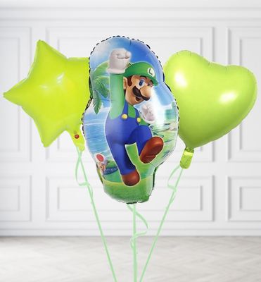 Jumping Luigi Balloons