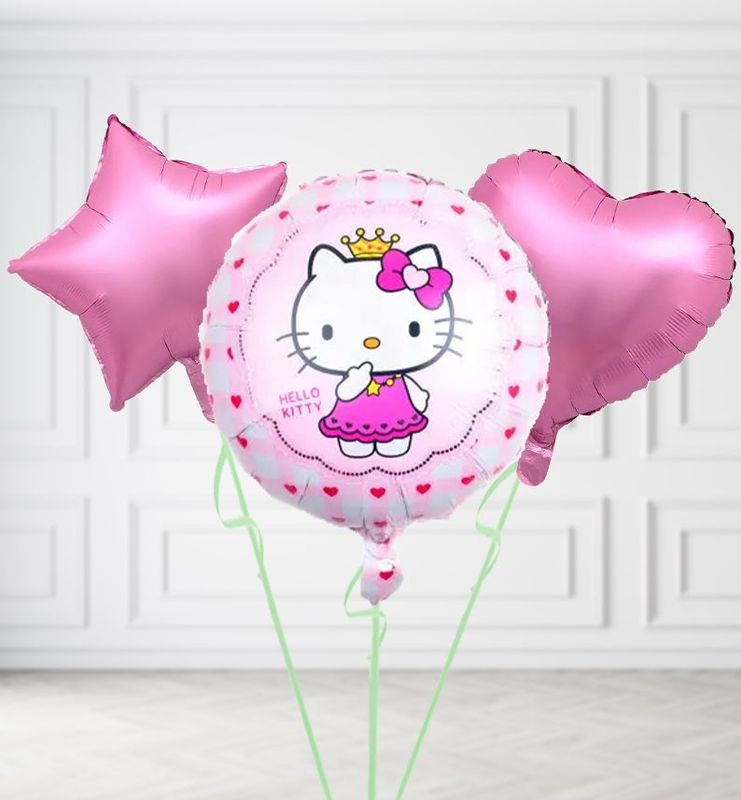 Soft Pink Hello Kitty Balloons