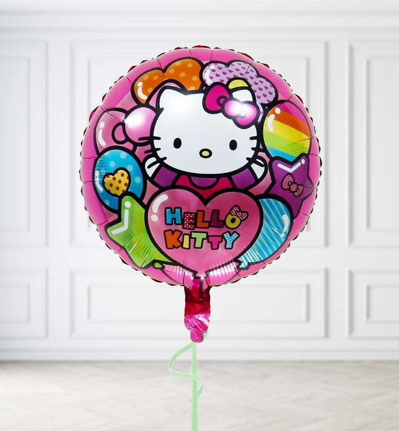 Hello Kitty Party Balloons, Build a Helium Filled Bunch: No Extras, Supersize Bunch: No Extras