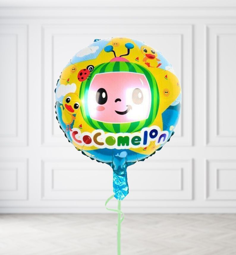 Cocomelon TV Round Balloons, Build a Helium Filled Bunch: No Extras, Supersize Bunch: No Extras