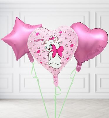 Marie Cat Heart Balloons