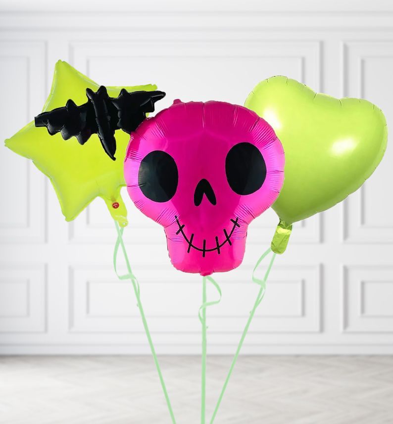 Pink Skull Balloons