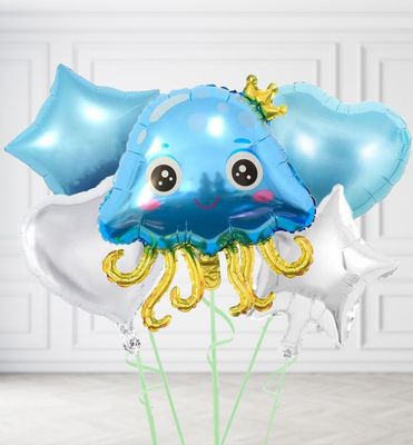 Blue Jellyfish Balloons Blue Jellyfish Balloons