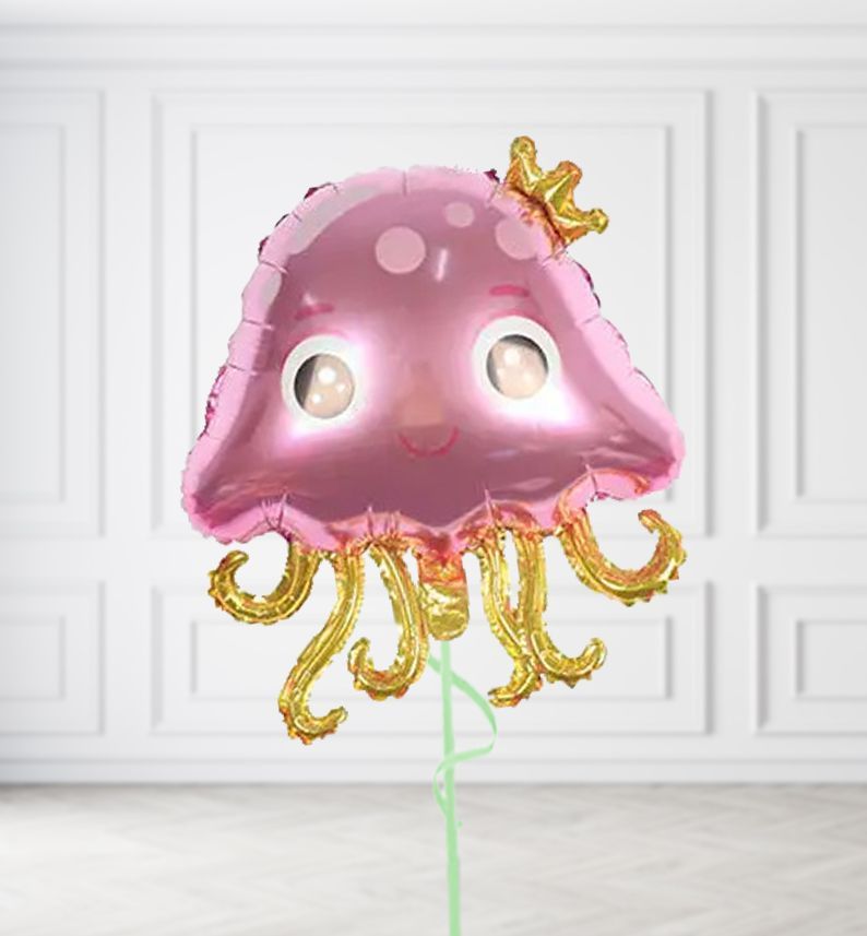 Pink Jellyfish Balloons, Build a Helium Filled Bunch: No Extras, Supersize Bunch: No Extras