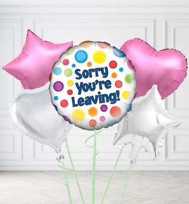 Sorry You Are Leaving Dots Balloons