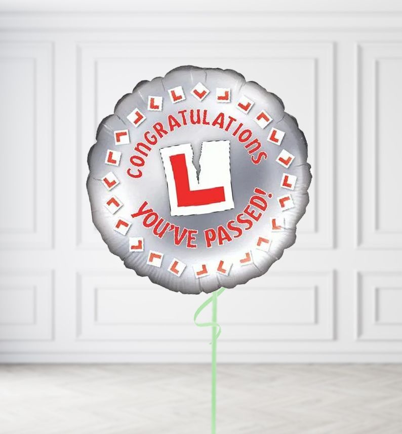 Driving Test Pass Balloons, Build a Helium Filled Bunch: No Extras, Supersize Bunch: No Extras