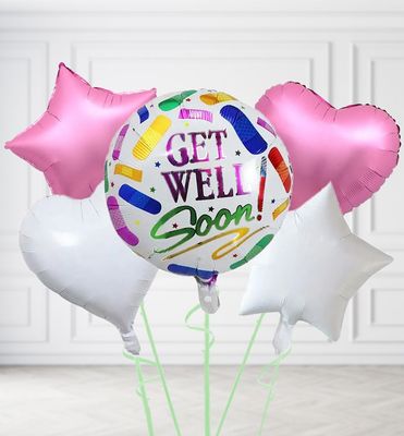 Get Well Soon Plaster Balloons