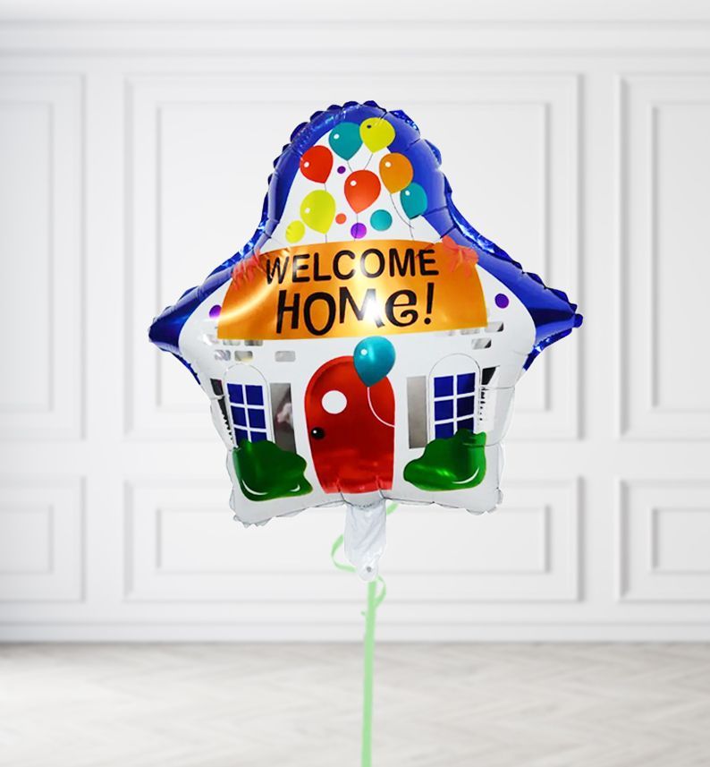 Welcome Home House Balloons, Build a Helium Filled Bunch: No Extras, Supersize Bunch: No Extras