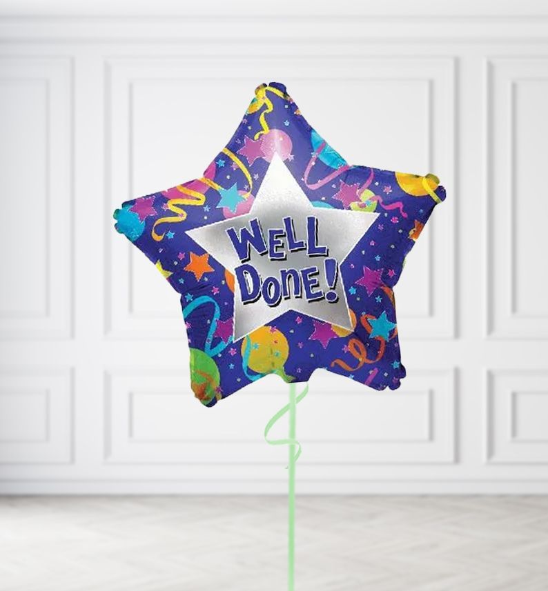 Well Done Star Balloons, Build a Helium Filled Bunch: No Extras, Supersize Bunch: No Extras