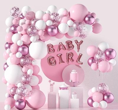 Baby Pink Ready-Made Balloon Displays