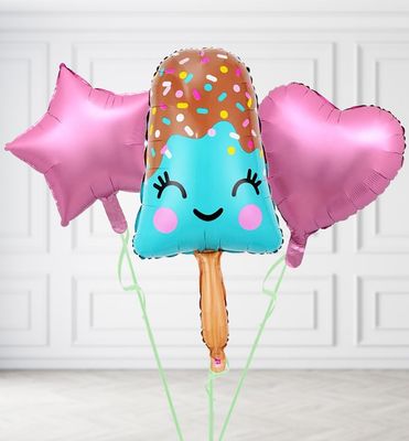 Teal Ice Lolly Balloons