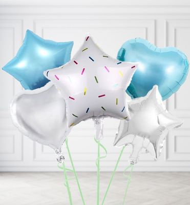 Sprinkled Star Balloons
