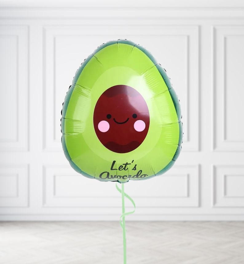 Avocado Balloons, Build a Helium Filled Bunch: No Extras, Supersize Bunch: No Extras