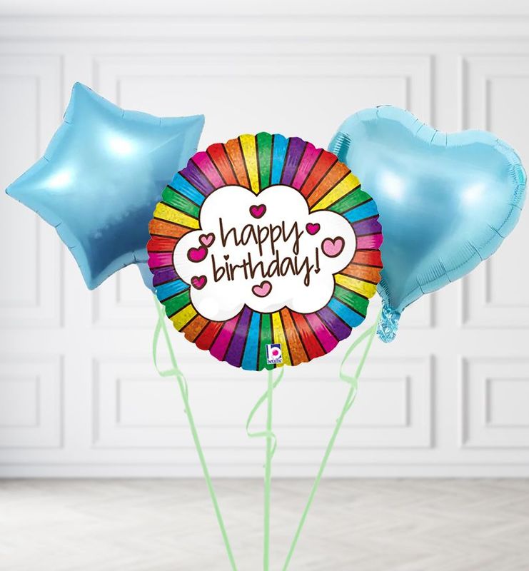 Happy Birthday Colours Balloons