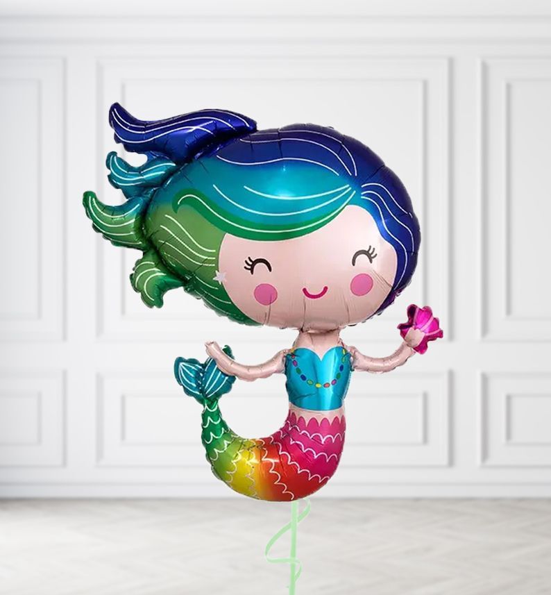Mermaid Balloons, Build a Helium Filled Bunch: No Extras, Supersize Bunch: No Extras