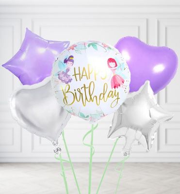 Fairy Happy Birthday Balloons
