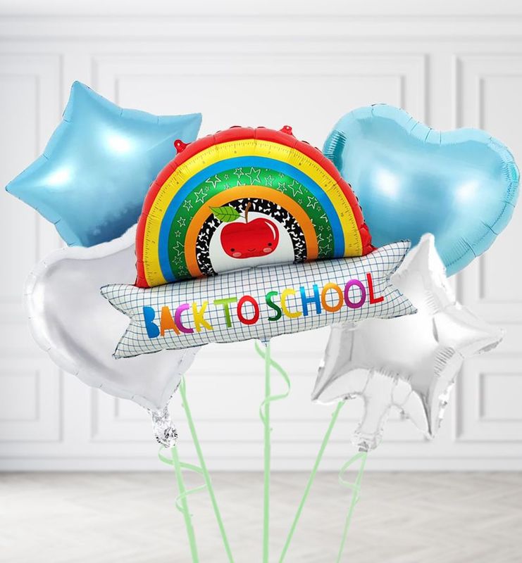 Back to School Rainbow Balloons