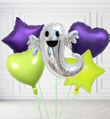 XL Silver Ghost Balloons