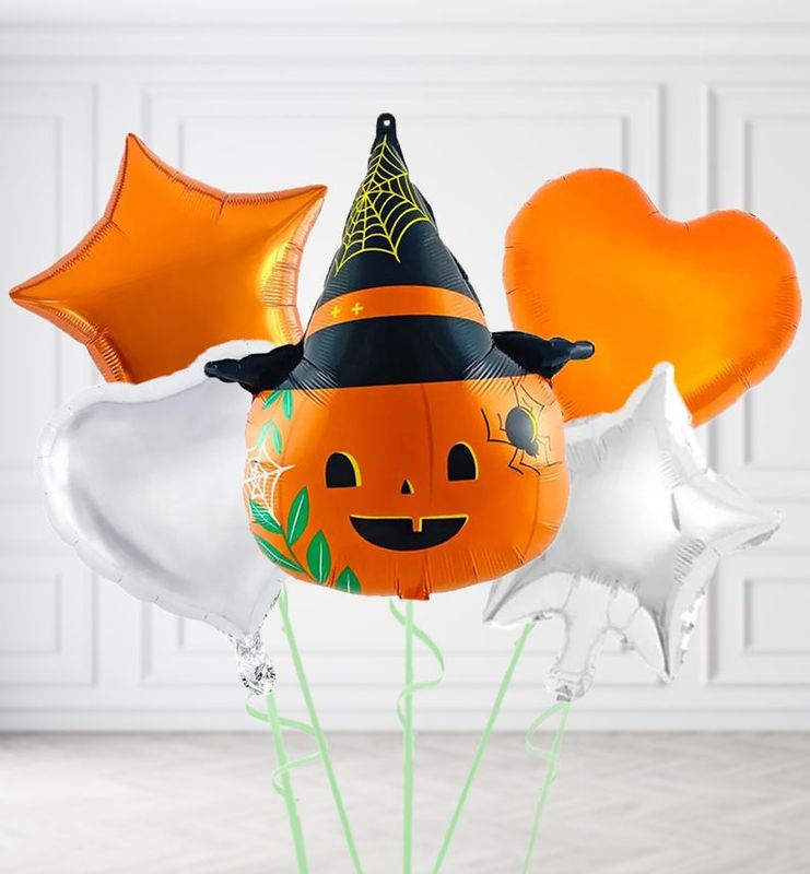 Pumpkin with a Hat Balloons Pumpkin with a Hat Balloons
