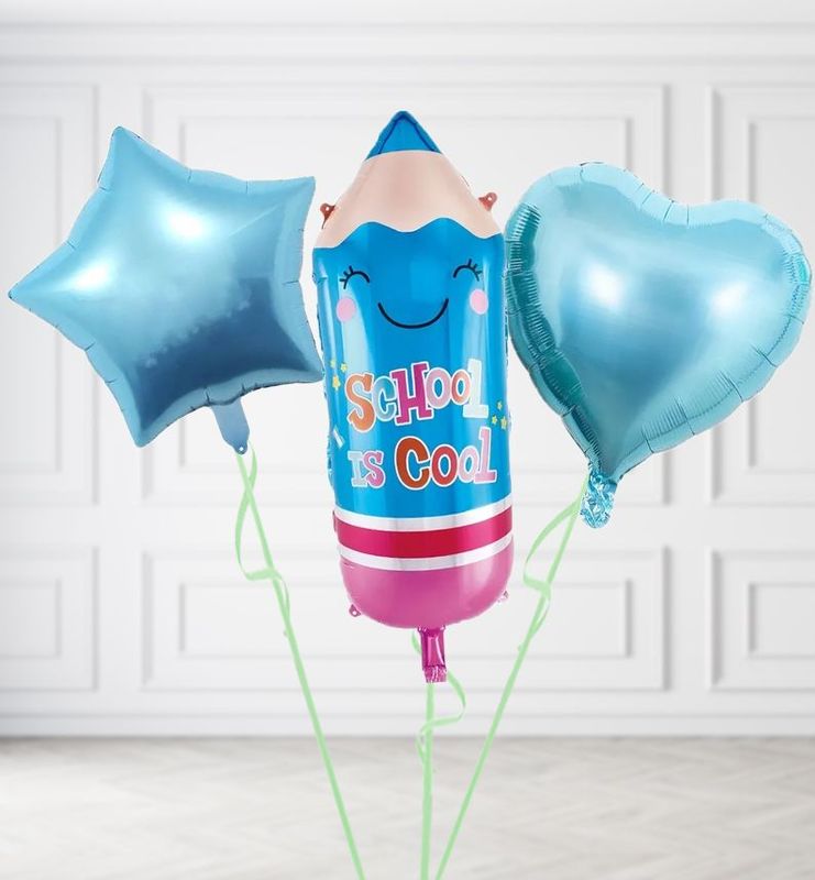 Blue Pencil Balloons