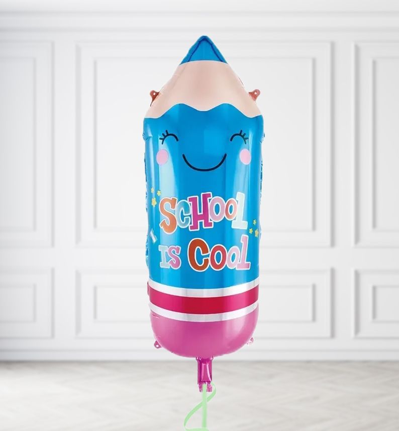 Blue Pencil Balloons, Build a Helium Filled Bunch: No Extras, Supersize Bunch: No Extras