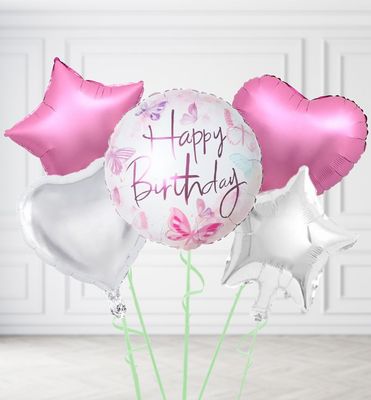 Happy Birthday Butterflies Balloons Happy Birthday Butterflies Balloons