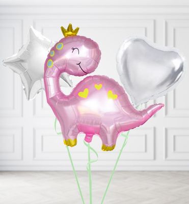 Pink Dinosaur Balloons