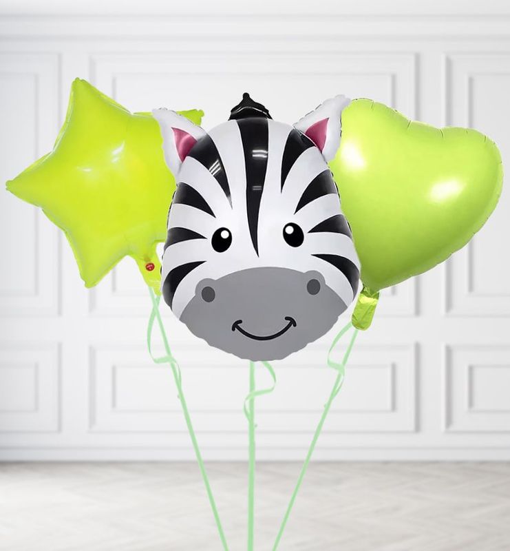 Zebra Head Balloons