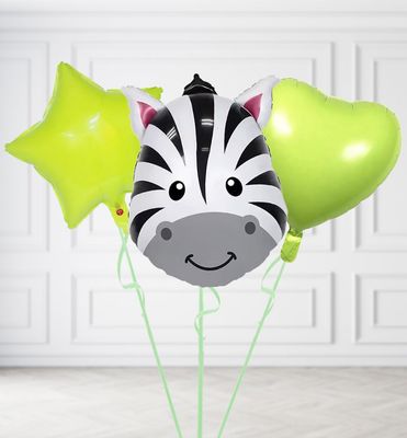 Zebra Head Balloons