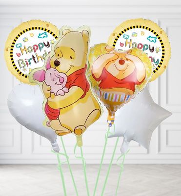 Happy Birthday Pooh and Piglet Collection Balloons Happy Birthday Pooh and Piglet Collection Balloons