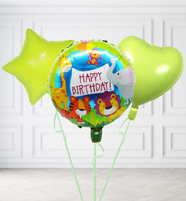Jungle Happy Birthday Balloons