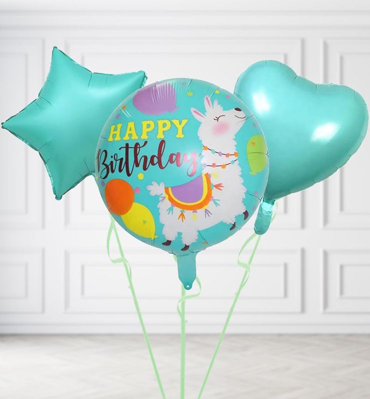 Llama Happy Birthday Balloons